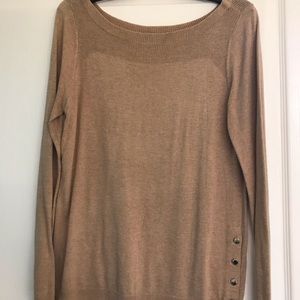 Chic Ann Taylor Camel Sweater